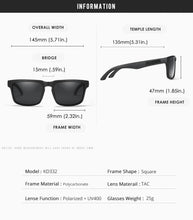 Load image into Gallery viewer, 2025 Collection - Men's Polarized Sunglasses Square Casual Outdoors Sun Glasses - Man-Kave