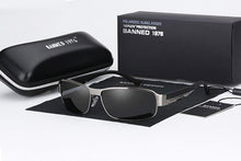 Load image into Gallery viewer, 2023 Brand NEW Mens Designer Sunglasses | HD Polarized Lenses | BANNED 1976 - Man-Kave