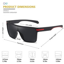 Load image into Gallery viewer, CRIXALIS Fashion Polarized Sunglasses For Men Square Oversized - Man-Kave