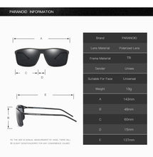Load image into Gallery viewer, PARANOID Carbon Men's Sunglasses Vintage Style - Man-Kave