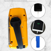 Load image into Gallery viewer, Wind Up Portable Radio | Hand Crank Charger | Emergency / Survival Kit - Man-Kave