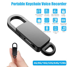 Load image into Gallery viewer, 128GB Keychain Sound Activated Secret Voice Recorder - Man-Kave