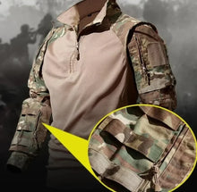Load image into Gallery viewer, Outdoor Tactical Set- Men's Wear-resistant Sweatshirt+Multi-pocket Cargo Pants - Man-Kave