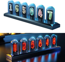 Load image into Gallery viewer, USB Powered RGB Vintage Nixie Tube Clock with IPS Colour Screen - Man-Kave