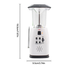 Load image into Gallery viewer, Emergency Lantern | Solar & Dynamo + USB + Weather Radio | Survival Kit - Man-Kave
