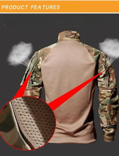 Load image into Gallery viewer, Outdoor Tactical Set- Men's Wear-resistant Sweatshirt+Multi-pocket Cargo Pants - Man-Kave