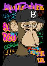 Load image into Gallery viewer, Bored Ape Poster Graffiti Style Street Art Canvas Posters - Man-Kave
