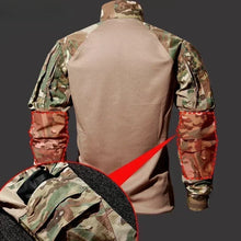 Load image into Gallery viewer, Outdoor Tactical Set- Men's Wear-resistant Sweatshirt+Multi-pocket Cargo Pants - Man-Kave