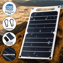 Load image into Gallery viewer, 30W Solar Panel With USB / Phone Charger | Waterproof Outdoor Hiking, Camping & Survival Tool - Man-Kave