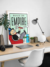Load image into Gallery viewer, Monopoly Millionaire Hustle - Motivational Quotes Wall Art - Man-Kave