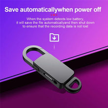 Load image into Gallery viewer, 128GB Keychain Sound Activated Secret Voice Recorder - Man-Kave