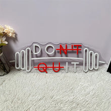 Load image into Gallery viewer, LED DO IT / DONT QUIT Neon Light Sign - Home Gym - Man-Kave