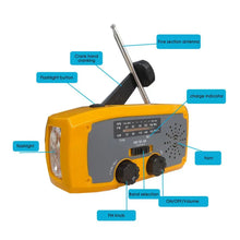 Load image into Gallery viewer, Wind Up Portable Radio | Hand Crank Charger | Emergency / Survival Kit - Man-Kave