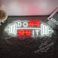Load image into Gallery viewer, LED DO IT / DONT QUIT Neon Light Sign - Home Gym - Man-Kave