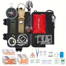 Load image into Gallery viewer, Survival / First Aid Kit with 57 tools | Easy Grab Bag for Survival - Man-Kave