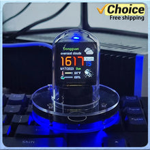 Load image into Gallery viewer, Smart clock display / Glow tube WIFI Bitcoin Price Tracker - Man-Kave