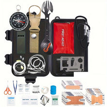 Load image into Gallery viewer, Survival / First Aid Kit with 57 tools | Easy Grab Bag for Survival - Man-Kave