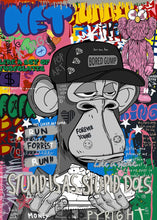 Load image into Gallery viewer, Bored Ape Poster Graffiti Style Street Art Canvas Posters - Man-Kave