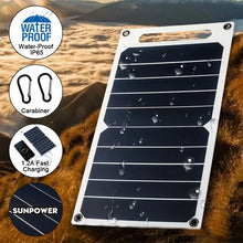 Load image into Gallery viewer, 30W Solar Panel With USB / Phone Charger | Waterproof Outdoor Hiking, Camping & Survival Tool - Man-Kave