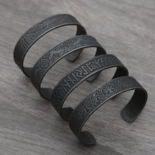 Load image into Gallery viewer, Retro Nordic Viking Rune Bracelet for Men - Man-Kave