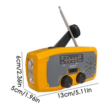 Load image into Gallery viewer, Wind Up Portable Radio | Hand Crank Charger | Emergency / Survival Kit - Man-Kave