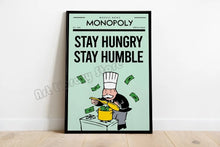 Load image into Gallery viewer, Monopoly Millionaire Hustle - Motivational Quotes Wall Art - Man-Kave