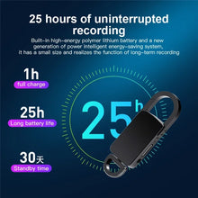 Load image into Gallery viewer, 128GB Keychain Sound Activated Secret Voice Recorder - Man-Kave