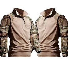Load image into Gallery viewer, Outdoor Tactical Set- Men's Wear-resistant Sweatshirt+Multi-pocket Cargo Pants - Man-Kave