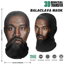 Load image into Gallery viewer, Full Face Visual Mesh Mask - Celebrity Look Face Masks - Man-Kave
