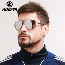 Load image into Gallery viewer, KDEAM Pilot Sunglasses - Aluminum Magnesium Frame - Man-Kave