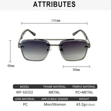 Load image into Gallery viewer, New for 2025 | Sunglasses For Men - Luxury Fashion Square Sunglasses - Man-Kave