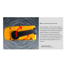 Load image into Gallery viewer, Wind Up Portable Radio | Hand Crank Charger | Emergency / Survival Kit - Man-Kave