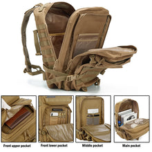 Load image into Gallery viewer, 50L Man Tactical Backpacks | Emergency Grab Bag - Man-Kave