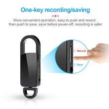Load image into Gallery viewer, 128GB Keychain Sound Activated Secret Voice Recorder - Man-Kave