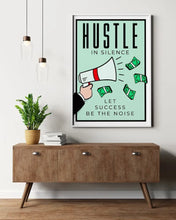 Load image into Gallery viewer, Monopoly Millionaire Hustle - Motivational Quotes Wall Art - Man-Kave