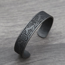 Load image into Gallery viewer, Retro Nordic Viking Rune Bracelet for Men - Man-Kave