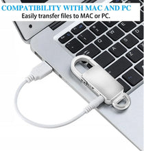 Load image into Gallery viewer, 128GB Keychain Sound Activated Secret Voice Recorder - Man-Kave
