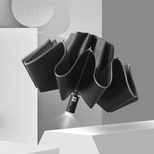 Load image into Gallery viewer, Mens Automatic Umbrella with Torch & Reflectors - ManKave Gifts & Accessories
