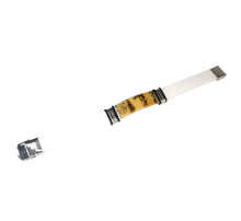 Load image into Gallery viewer, Luxury White Baltic Amber & Leather Bracelet for Men - Man-Kave
