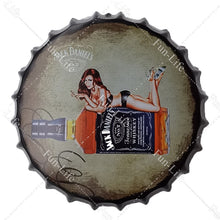 Load image into Gallery viewer, Beer Bottle Cap Decoration Signs - Man-Kave