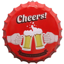 Load image into Gallery viewer, Beer Bottle Cap Decoration Signs - Man-Kave
