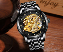 Load image into Gallery viewer, Dragon Skeleton Automatic Mechanical Watch For Men - 3 Colours - ManKave Gifts &amp; Accessories

