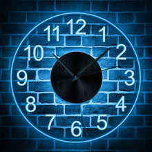 Load image into Gallery viewer, LED Illuminated Wall Clock - Decorative Acrylic Round Wall Hanging Clock for your Home - ManKave Gifts & Accessories