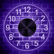 Load image into Gallery viewer, LED Illuminated Wall Clock - Decorative Acrylic Round Wall Hanging Clock for your Home - ManKave Gifts & Accessories