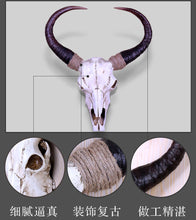 Load image into Gallery viewer, Vintage Cow Head Skull - Wall Mount Ornament - ManKave Gifts & Accessories
