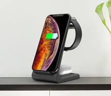 Load image into Gallery viewer, 3 in1 Wireless Charger For iPhone 11/Xs AirPods Apple Watch - ManKave Gifts & Accessories