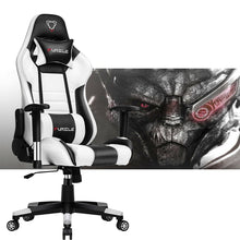 Load image into Gallery viewer, Gaming Chair - White with ultra soft leather - ManKave Gifts & Accessories