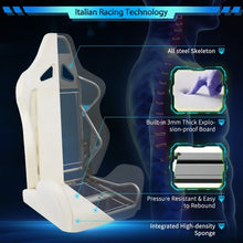 Load image into Gallery viewer, Gaming Chair - White with ultra soft leather - ManKave Gifts & Accessories