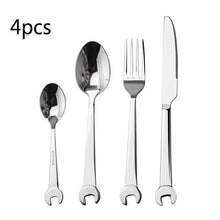 Load image into Gallery viewer, Mechanics 4Pcs Spanner Dinnerware / Cutlery Set - Man-Kave