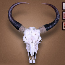 Load image into Gallery viewer, Vintage Cow Head Skull - Wall Mount Ornament - ManKave Gifts & Accessories